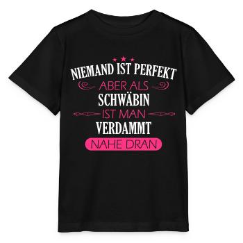 Schwaben Schwabe Schwaben Oberschwaben - Stanley/Stella Kinder T-Shirt MINI CREATOR  - Schwarz - Vorne - Mikhail (115cm)