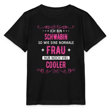 Schwaben Schwabe Schwaben Oberschwaben - Stanley/Stella Kinder T-Shirt MINI CREATOR  - Schwarz - Vorne - Mikhail (115cm)