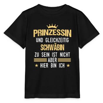 Schwaben Schwabe Schwaben Oberschwaben - Stanley/Stella Kinder T-Shirt MINI CREATOR  - Schwarz - Vorne - Mikhail (115cm)