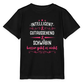 Schwaben Schwabe Schwaben Oberschwaben - Stanley/Stella Kinder T-Shirt MINI CREATOR  - Schwarz - Vorne - Mikhail (115cm)