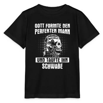 Schwaben Schwabe Schwaben Oberschwaben - Stanley/Stella Kinder T-Shirt MINI CREATOR  - Schwarz - Vorne - Mikhail (115cm)