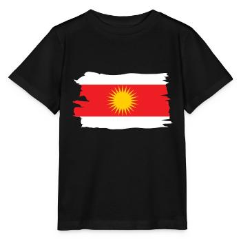 Exidxan flag Yezide jesiden Tausi melek gift - Stanley/Stella MINI CREATOR Kids’ T-Shirt - black - Front - Mikhail (115cm)