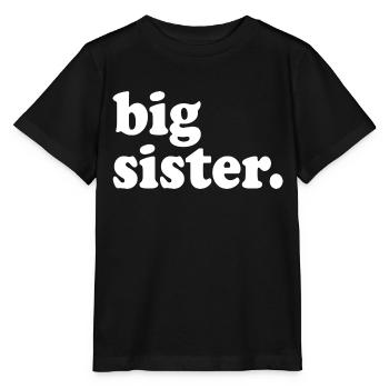 Big sister - T-shirt bio MINI CREATOR Stanley/Stella Enfant - noir - Devant - Mikhail (115cm)