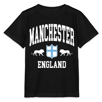 Manchester - Stanley/Stella MINI CREATOR Kids’ T-Shirt - black - Front - Mikhail (115cm)