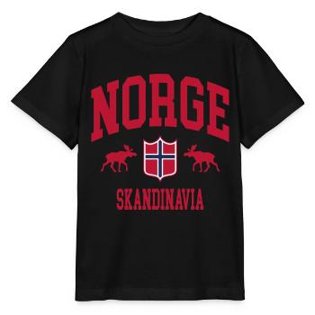 Norway - Stanley/Stella MINI CREATOR Kids’ T-Shirt - black - Front - Mikhail (115cm)