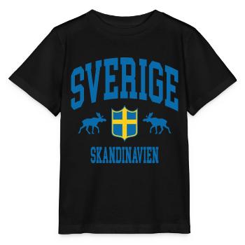 Sweden - Stanley/Stella MINI CREATOR Kids’ T-Shirt - black - Front - Mikhail (115cm)