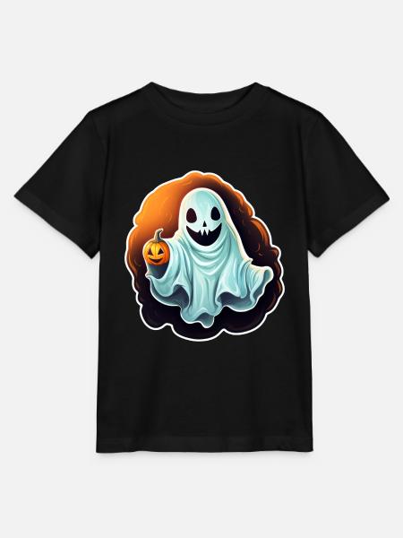 Halloween-Geist - Stanley/Stella Kinder T-Shirt MINI CREATOR - Schwarz