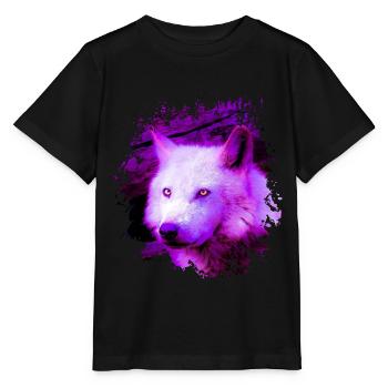 wolf - Stanley/Stella MINI CREATOR Kids’ T-Shirt - black - Front - Mikhail (115cm)