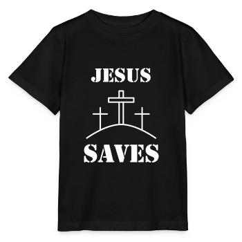 Jesus Jesus Jesus Christlich Christlich Christlich - Stanley/Stella Kinder T-Shirt MINI CREATOR  - Schwarz - Vorne - Mikhail (115cm)