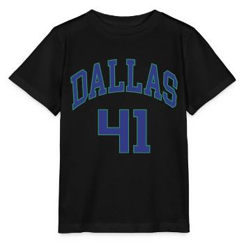 Dallas 41 - T-shirt bio MINI CREATOR Stanley/Stella Enfant - noir - Devant - Mikhail (115cm)