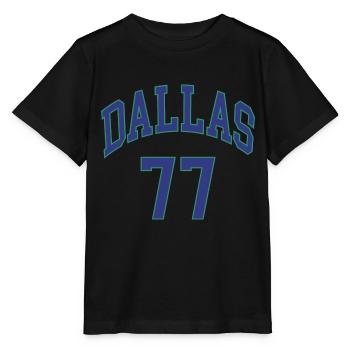 Dallas 77 - T-shirt bio MINI CREATOR Stanley/Stella Enfant - noir - Devant - Mikhail (115cm)