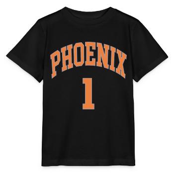 Phoenix 1 - Stanley/Stella Kinder T-Shirt MINI CREATOR  - Schwarz - Vorne - Mikhail (115cm)