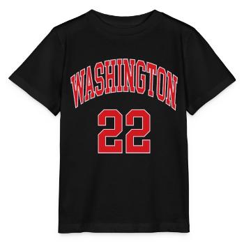 Washington 22 - Stanley/Stella Kinder T-Shirt MINI CREATOR  - Schwarz - Vorne - Mikhail (115cm)