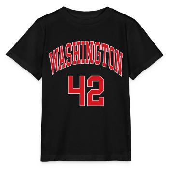Washington 42 - Stanley/Stella Kinder T-Shirt MINI CREATOR  - Schwarz - Vorne - Mikhail (115cm)