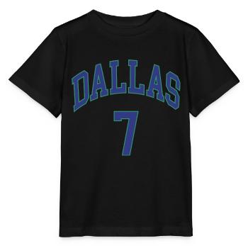 Dallas 7 - T-shirt bio MINI CREATOR Stanley/Stella Enfant - noir - Devant - Mikhail (115cm)