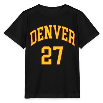 Denver 27 - T-shirt bio MINI CREATOR Stanley/Stella Enfant - noir - Devant - Mikhail (115cm)