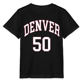 Denver 50 - T-shirt bio MINI CREATOR Stanley/Stella Enfant - noir - Devant - Mikhail (115cm)