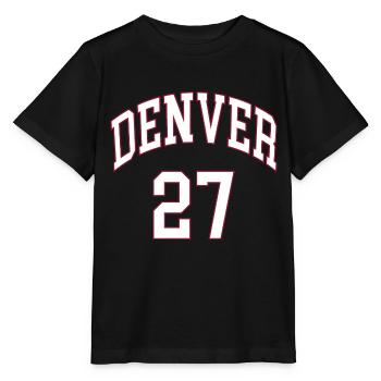 Denver 27 - T-shirt bio MINI CREATOR Stanley/Stella Enfant - noir - Devant - Mikhail (115cm)