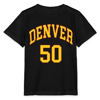 Denver 50 - T-shirt bio MINI CREATOR Stanley/Stella Enfant - noir - Devant - Mikhail (115cm)