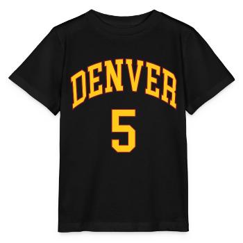 Denver 5 - T-shirt bio MINI CREATOR Stanley/Stella Enfant - noir - Devant - Mikhail (115cm)