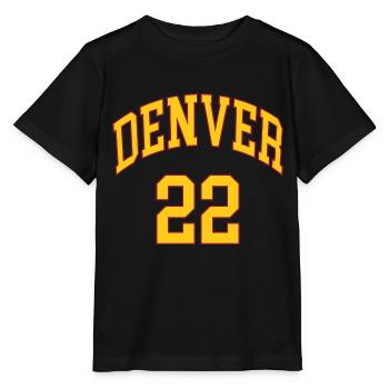 Denver 22 - T-shirt bio MINI CREATOR Stanley/Stella Enfant - noir - Devant - Mikhail (115cm)