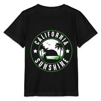 California Sunshine Sommer Kalifornien - Stanley/Stella Kinder T-Shirt MINI CREATOR  - Schwarz - Vorne - Mikhail (115cm)