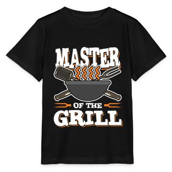 Maître Grill Maître Griller Griller - T-shirt bio MINI CREATOR Stanley/Stella Enfant - noir - Devant - Mikhail (115cm)