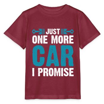 Tuning Auto Lustig Speed Autos - Stanley/Stella Kinder T-Shirt MINI CREATOR  - Burgunderrot - Vorne - Kain (125cm)