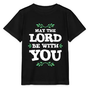 Bible verset foi Jésus - T-shirt bio MINI CREATOR Stanley/Stella Enfant - noir - Devant - Mikhail (115cm)