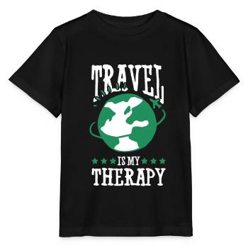Travel Therapy Travel - Stanley/Stella MINI CREATOR Kids’ T-Shirt - black - Front - Mikhail (115cm)