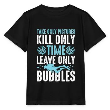Dive Diver Diving Diving - T-shirt bio MINI CREATOR Stanley/Stella Enfant - noir - Devant - Mikhail (115cm)