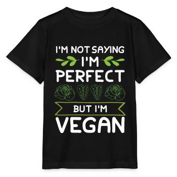 Vegan Veganer - Stanley/Stella Kinder T-Shirt MINI CREATOR  - Schwarz - Vorne - Mikhail (115cm)