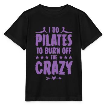 Pilates disant - T-shirt bio MINI CREATOR Stanley/Stella Enfant - noir - Devant - Mikhail (115cm)