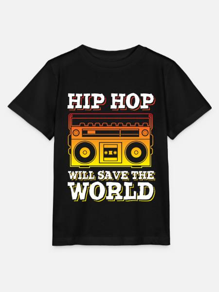 Ghettoblaster Hip Hop - Stanley/Stella Kinder T-Shirt MINI CREATOR  - Schwarz