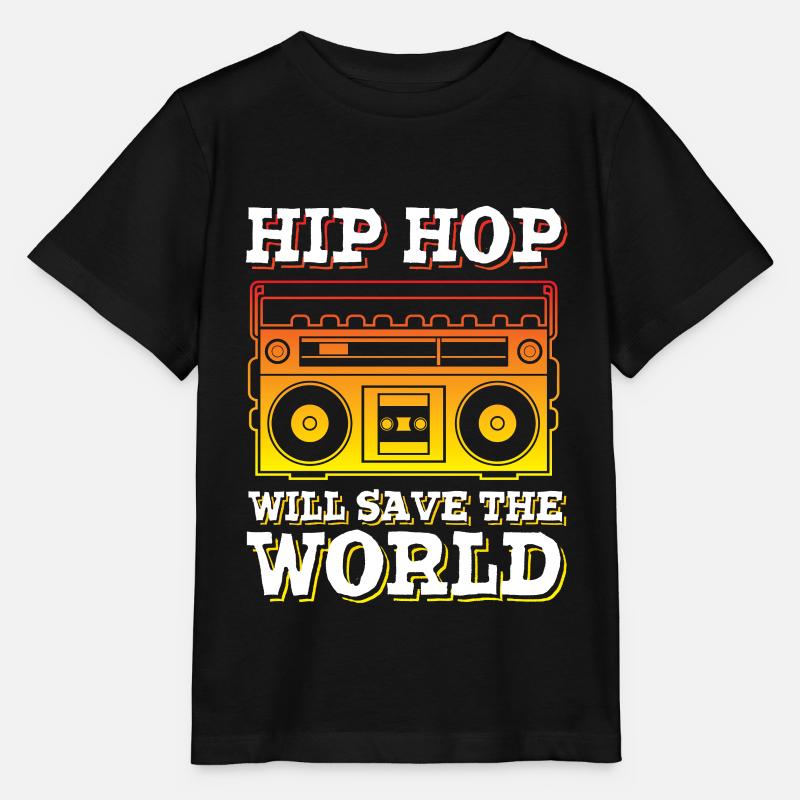 Ghettoblaster Hip Hop - Stanley/Stella Kinder T-Shirt MINI CREATOR - Schwarz