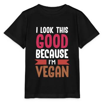 Vegan Veganer - Stanley/Stella Kinder T-Shirt MINI CREATOR  - Schwarz - Vorne - Mikhail (115cm)
