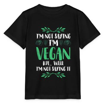 Vegan Veganer - Stanley/Stella Kinder T-Shirt MINI CREATOR  - Schwarz - Vorne - Mikhail (115cm)