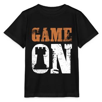 Spiel Schach Spieler - Stanley/Stella Kinder T-Shirt MINI CREATOR  - Schwarz - Vorne - Mikhail (115cm)