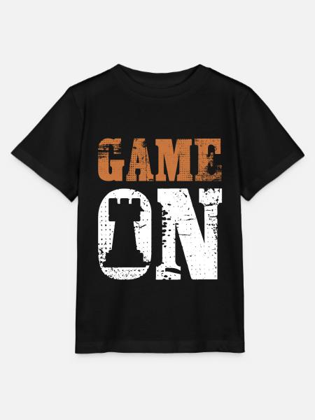 Spiel Schach Spieler - Stanley/Stella Kinder T-Shirt MINI CREATOR  - Schwarz