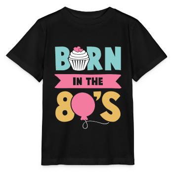 80 années 80 - T-shirt bio MINI CREATOR Stanley/Stella Enfant - noir - Devant - Mikhail (115cm)