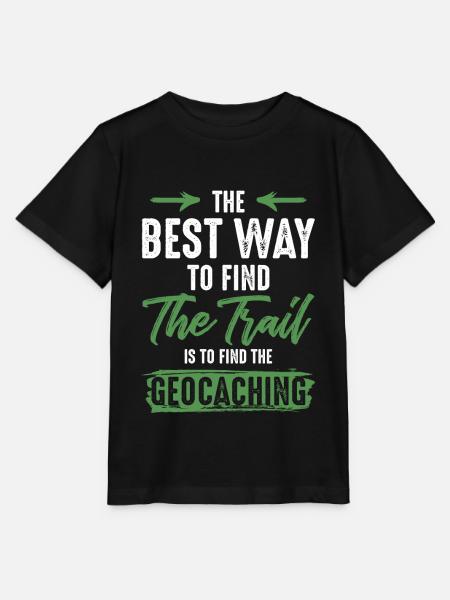 weg folgen geocaching - Stanley/Stella Kinder T-Shirt MINI CREATOR - Schwarz