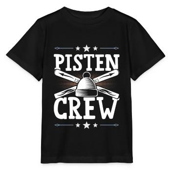Pisten Crew - Stanley/Stella Kinder T-Shirt MINI CREATOR  - Schwarz - Vorne - Mikhail (115cm)
