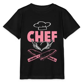 chef chef - Stanley/Stella MINI CREATOR Kids’ T-Shirt - black - Front - Mikhail (115cm)