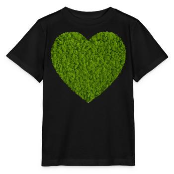 Coeur de mousse Nature Amour - T-shirt bio MINI CREATOR Stanley/Stella Enfant - noir - Devant - Mikhail (115cm)