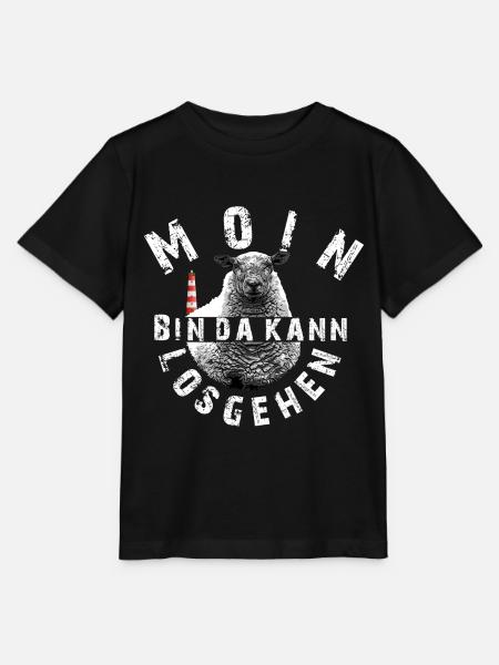 Bin da kann losgehen - Stanley/Stella Kinder T-Shirt MINI CREATOR  - Schwarz