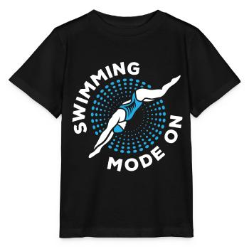 Swimmers Swimming 50 meters lane - Stanley/Stella MINI CREATOR Kids’ T-Shirt - black - Front - Mikhail (115cm)
