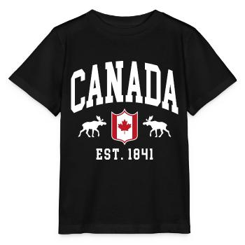 Canada - T-shirt bio MINI CREATOR Stanley/Stella Enfant - noir - Devant - Mikhail (115cm)