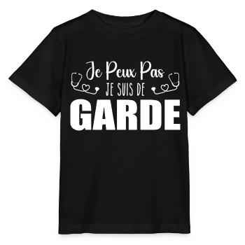 I can't I'm on call funny nurse - Stanley/Stella MINI CREATOR Kids’ T-Shirt - black - Front - Mikhail (115cm)