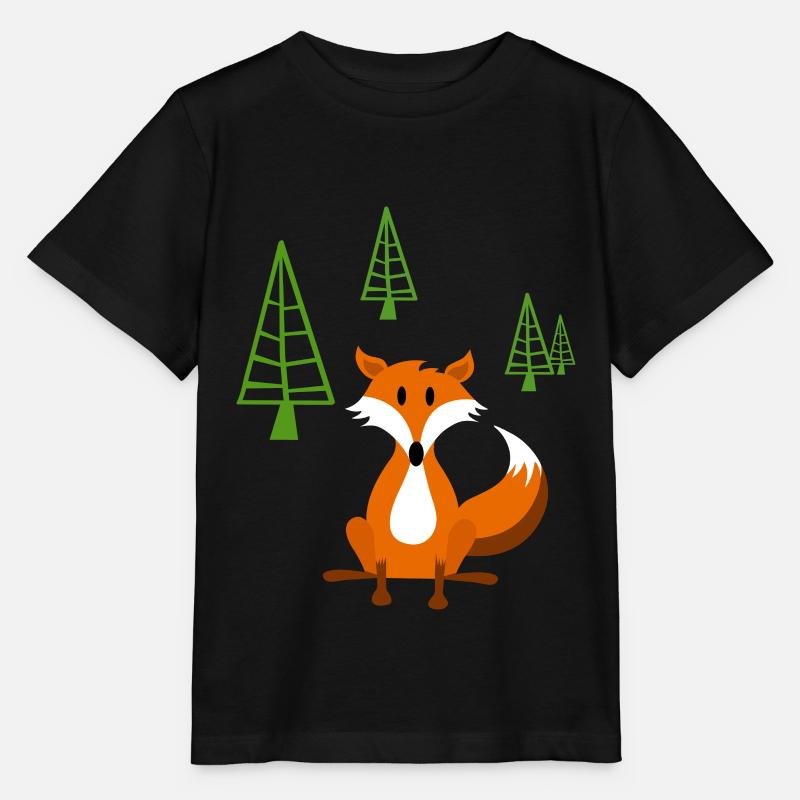 Schlauer Fuchs - Stanley/Stella Kinder T-Shirt MINI CREATOR  - Schwarz