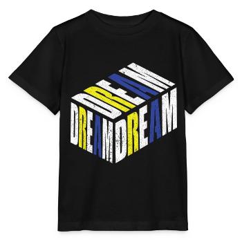 Traum Traumleben Lebe deinen Traum - Stanley/Stella Kinder T-Shirt MINI CREATOR  - Schwarz - Vorne - Mikhail (115cm)